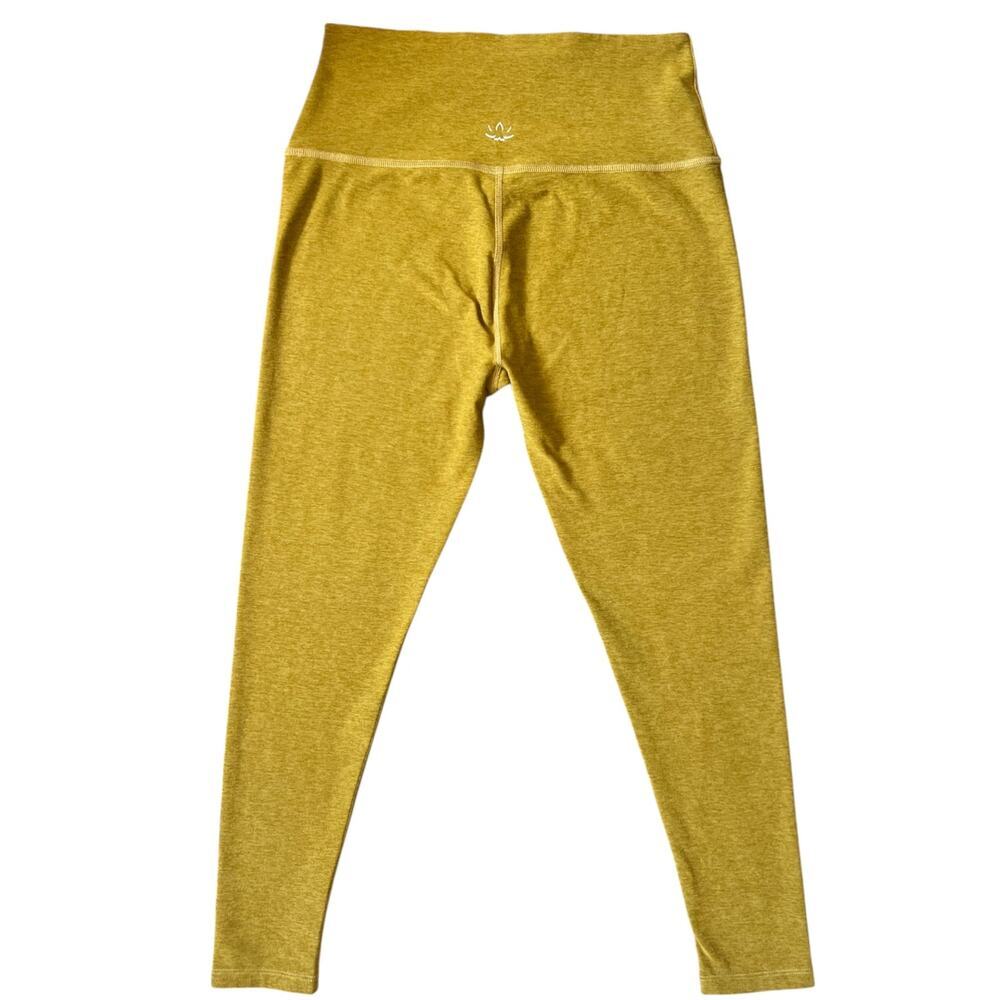 RARE Beyond Yoga Midi High Waisted Leggings Size XL Womens Bronze Gold Heather